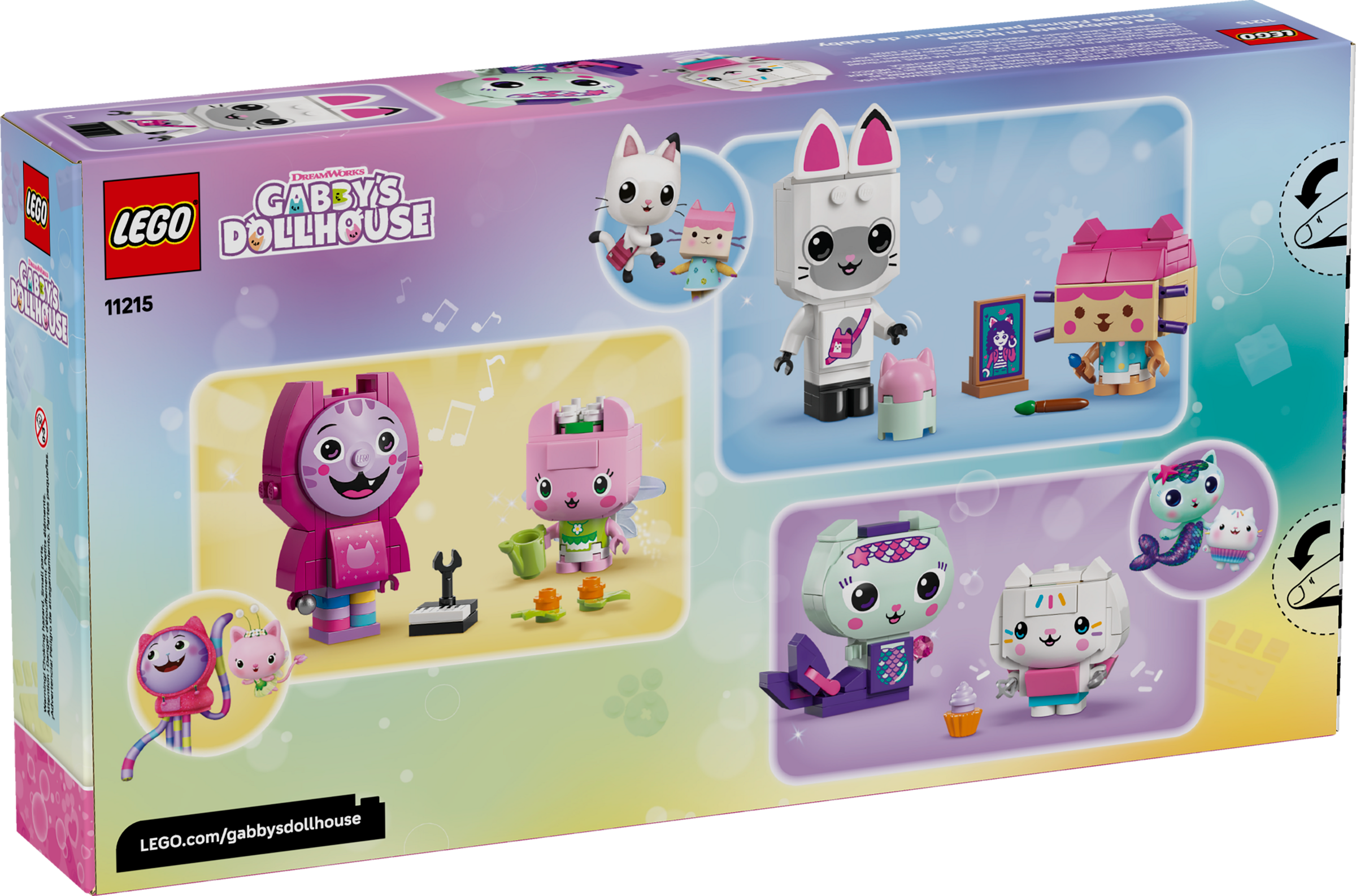 LEGO Gabby's Dollhouse Brick-Built Cat Friends 11215 Building Set-Lego / Gabby's Doll House-Bricking Lebanon