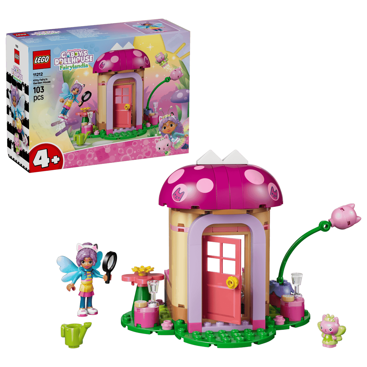 LEGO Gabby's Dollhouse Kitty Fairy's Garden House 11212-Bricking Lebanon