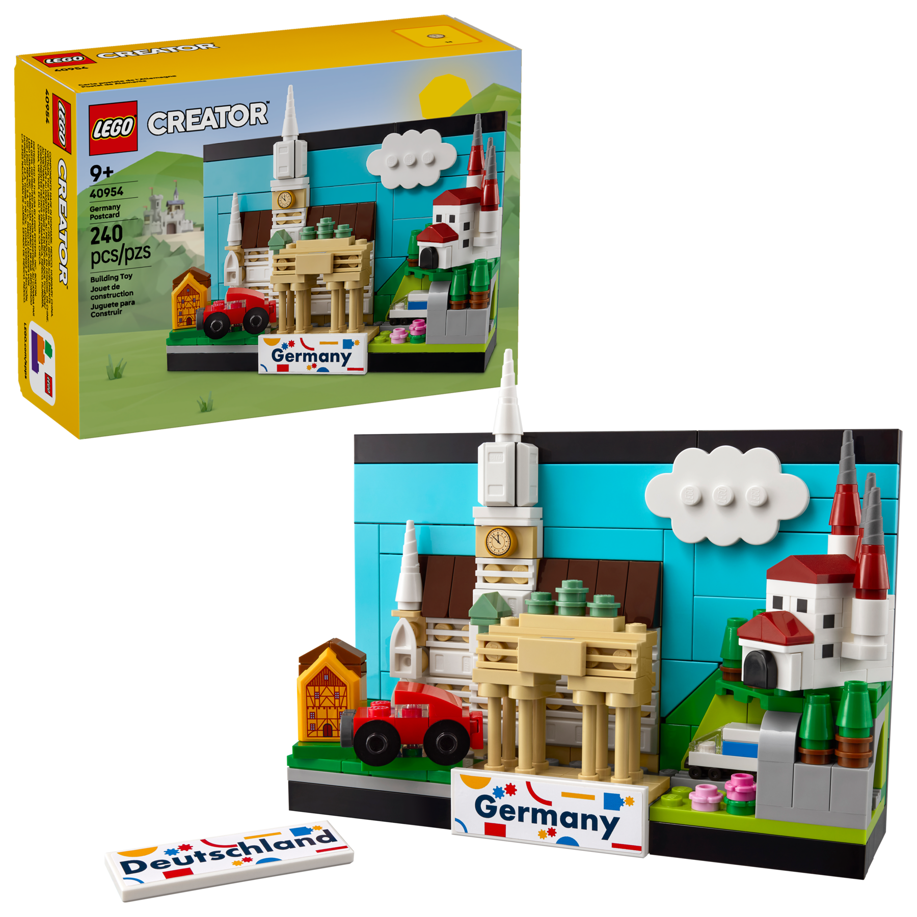 LEGO Germany Postcard 240-Piece Travel Souvenir