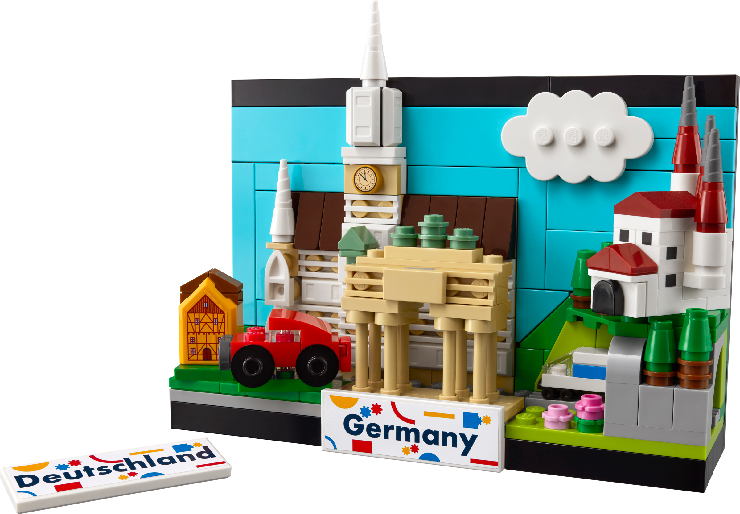 LEGO Germany Postcard 240-Piece Travel Souvenir