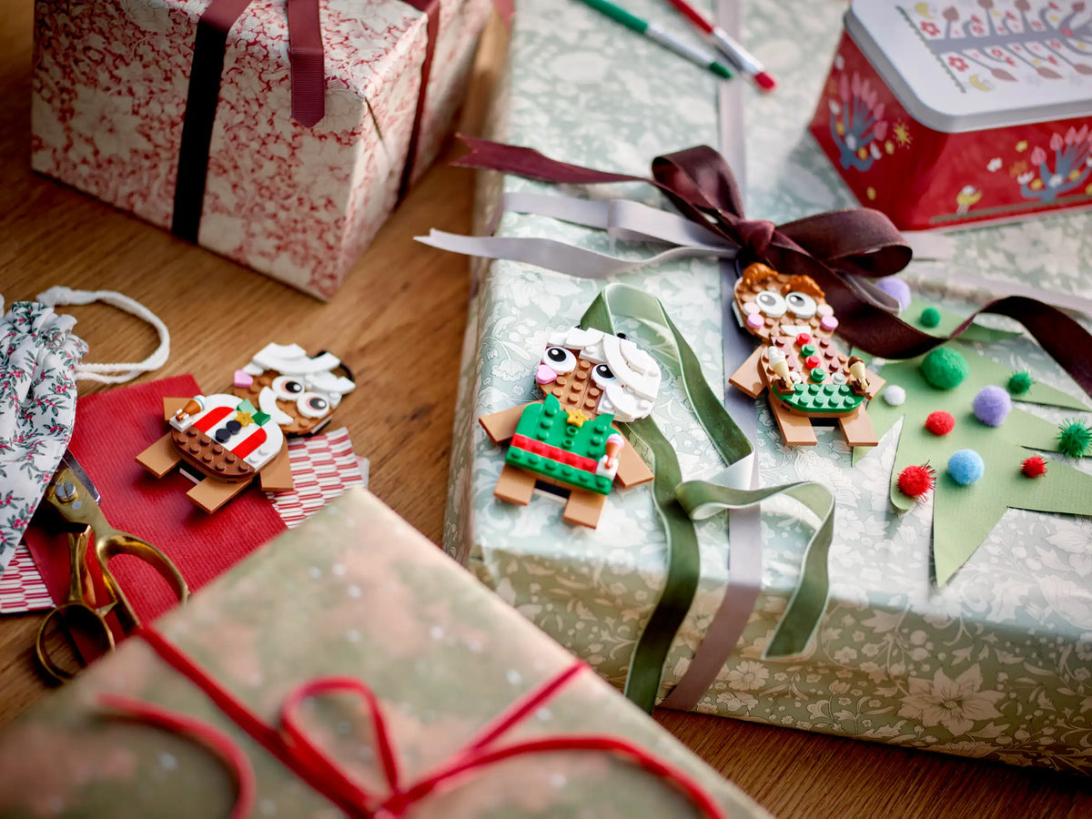 LEGO Gingerbread Ornaments-Bricking Lebanon