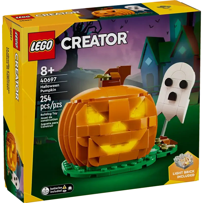 LEGO Halloween Pumpkin (Lightbrick included) 40697-Bricking Lebanon