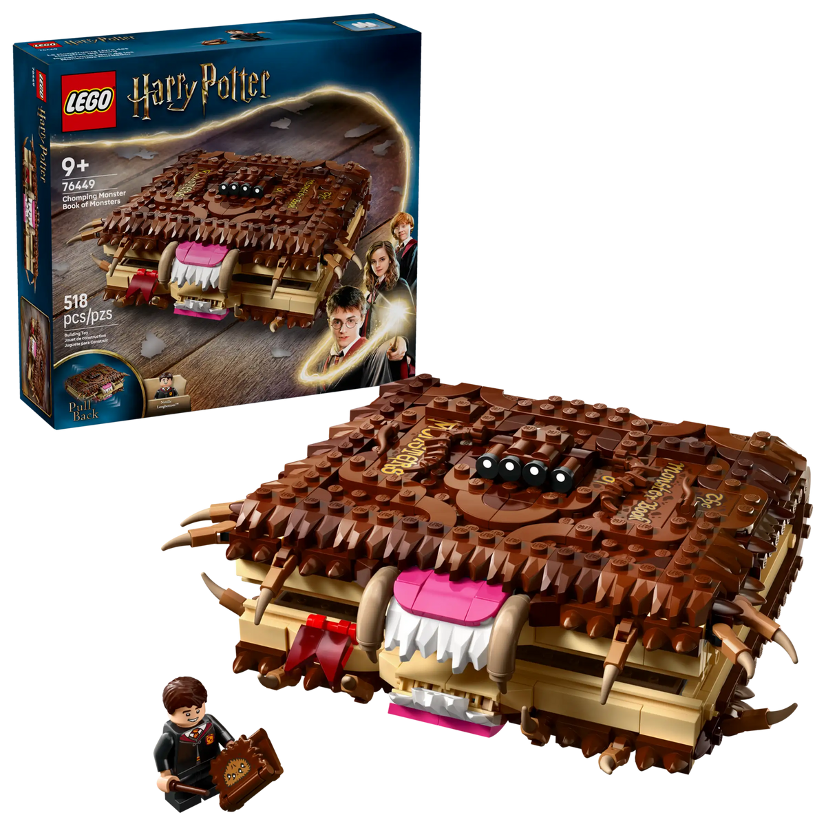 LEGO Harry Potter Chomping Monster Book of Monsters 76449-Bricking Lebanon