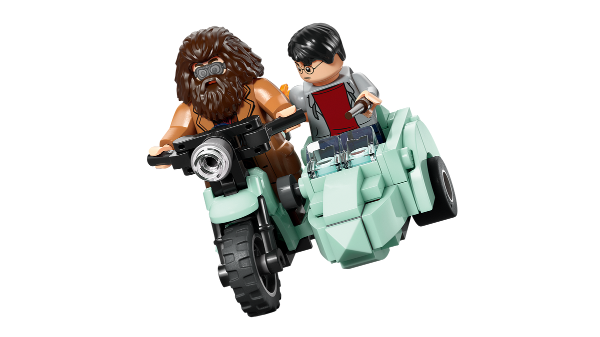 LEGO Harry Potter Hagrid and Harry's Privet Drive Escape Motorcycle Toy 76459-Bricking Lebanon