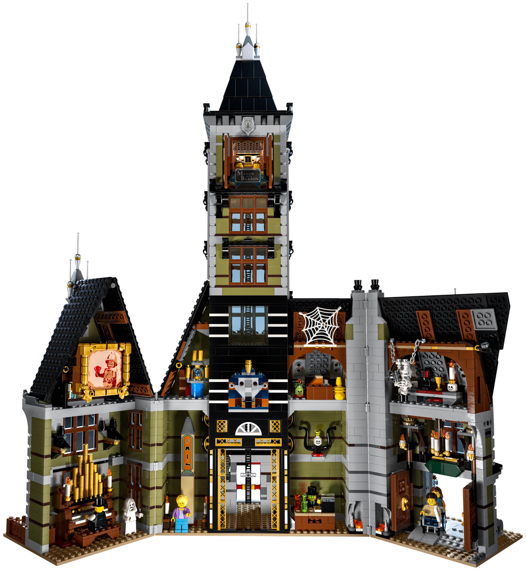 LEGO Haunted House 10273 Buildable Model With Free‑Fall Ride