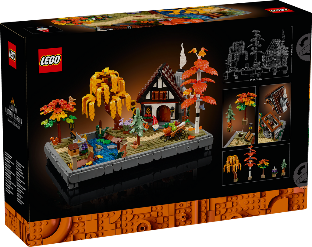 LEGO Icons Autumn Cottage Garden 11372 Adult Building Set-Lego / Icons-Bricking Lebanon