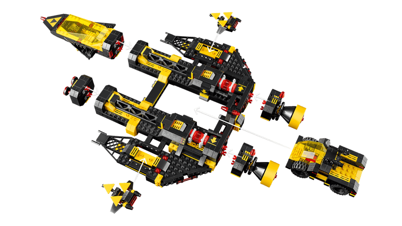 LEGO Icons - Blacktron Renegade - 10355 Set (Slightly Damaged Box)