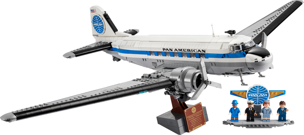 LEGO Icons Douglas DC 3 PAN AM Airliner Display Model 11378-Bricking Lebanon