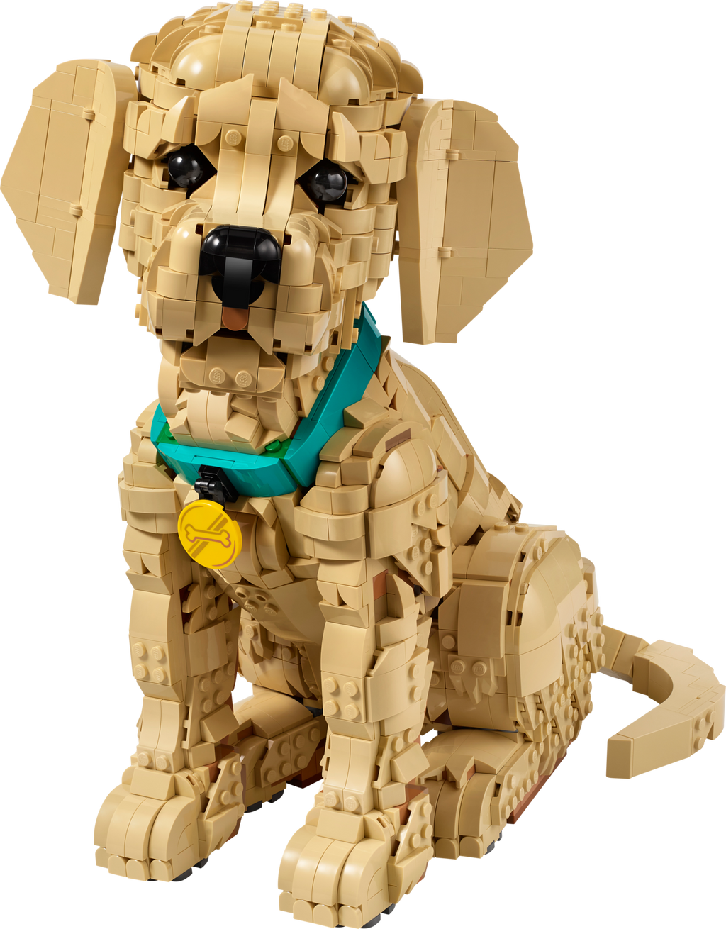 LEGO Icons Golden Retriever Puppy Buildable Dog Model 11384-Bricking Lebanon