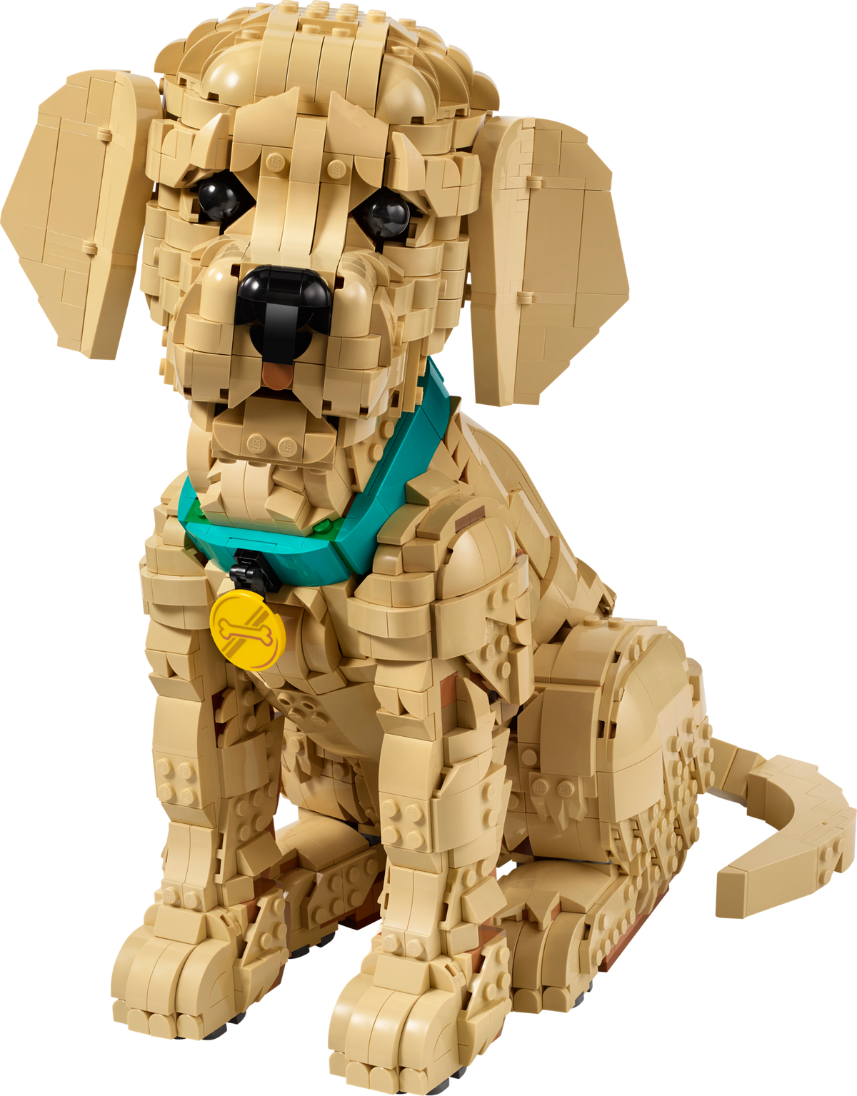 LEGO Icons Golden Retriever Puppy Buildable Dog Model 11384-Bricking Lebanon