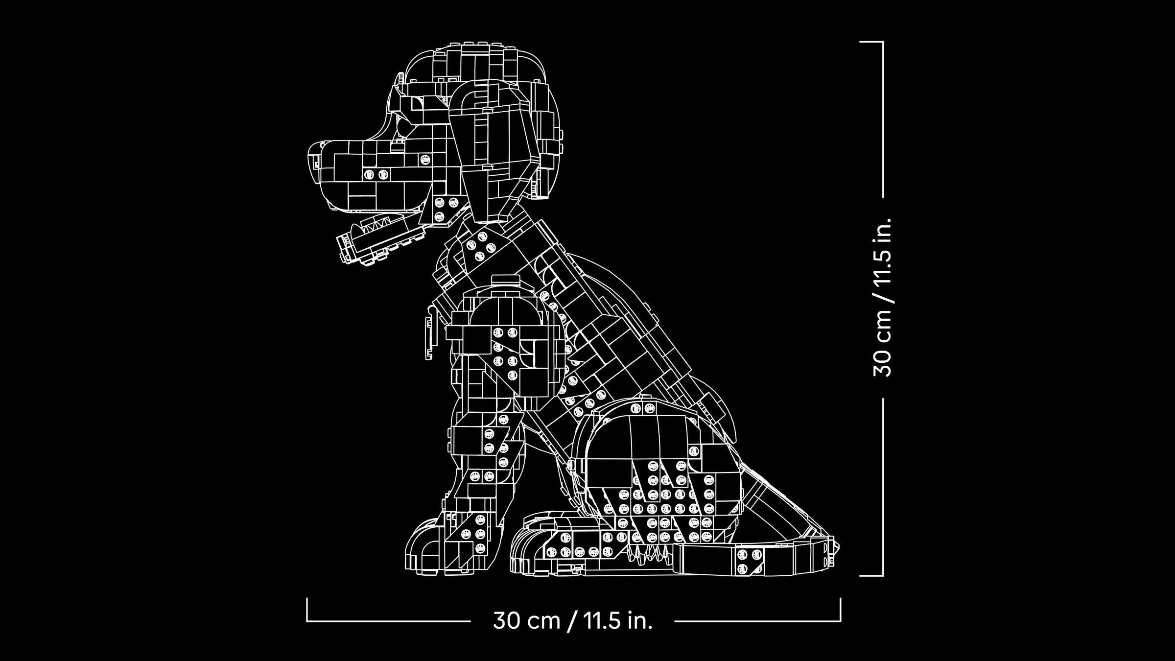 LEGO Icons Golden Retriever Puppy Buildable Dog Model 11384-Lego / Icons-Bricking Lebanon