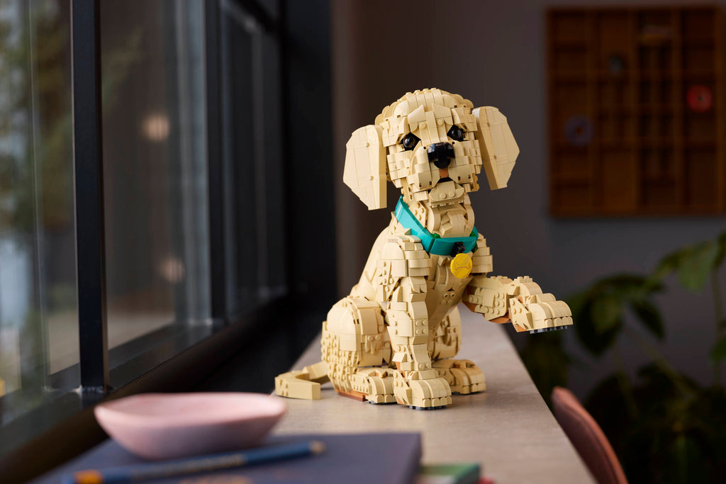 LEGO Icons Golden Retriever Puppy Buildable Dog Model 11384-Lego / Icons-Bricking Lebanon