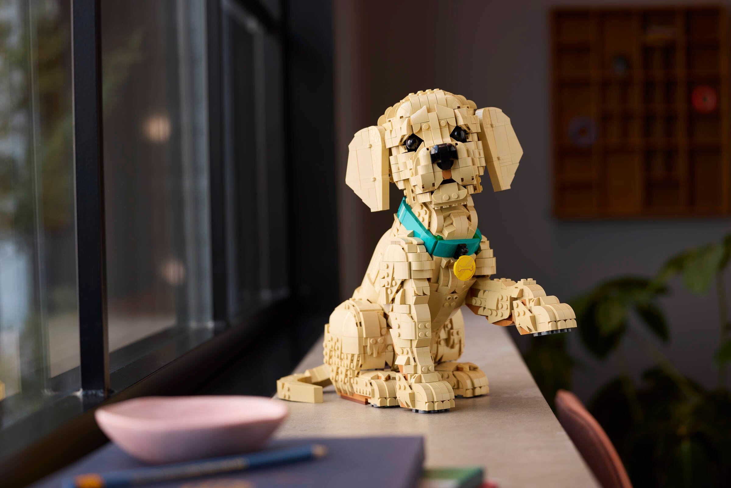 LEGO Icons Golden Retriever Puppy Buildable Dog Model 11384-Lego / Icons-Bricking Lebanon