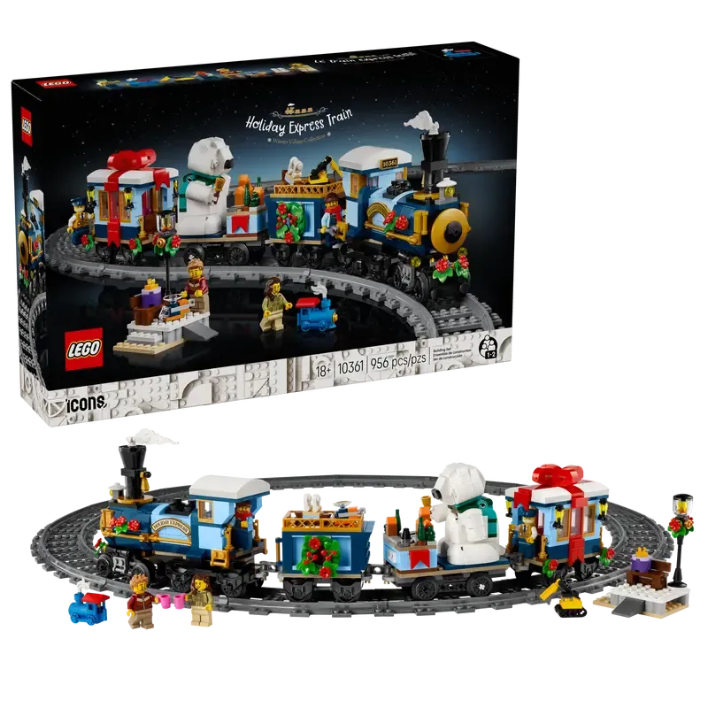 LEGO Icons Holiday Express Train 10361-Bricking Lebanon