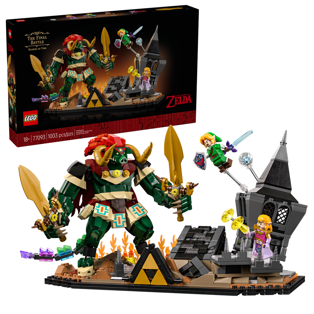 LEGO Icons Legend of Zelda Ocarina of Time Final Battle 77093-Bricking Lebanon