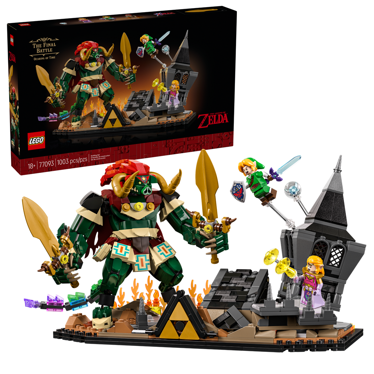 LEGO Icons Legend of Zelda Ocarina of Time Final Battle 77093-Bricking Lebanon