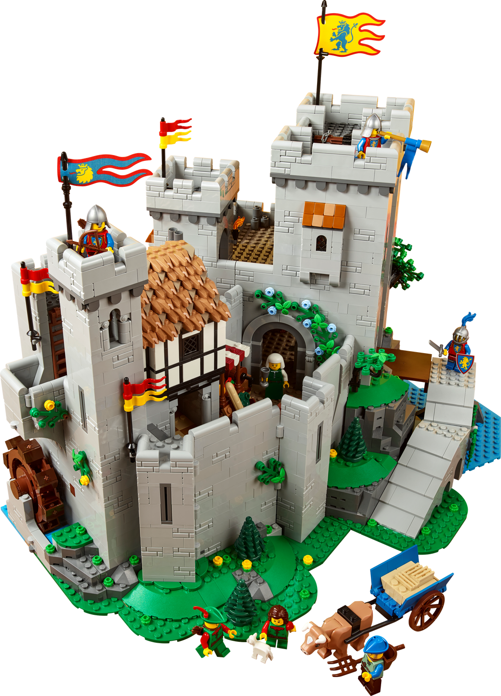 LEGO Icons Lion Knights' Castle 10305 Medieval Building Set-LEGO-Bricking Lebanon
