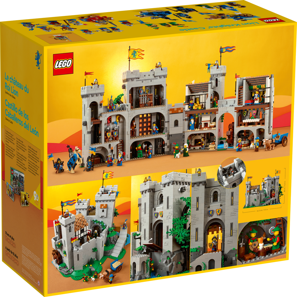 LEGO Icons Lion Knights' Castle 10305 Medieval Building Set-LEGO-Bricking Lebanon