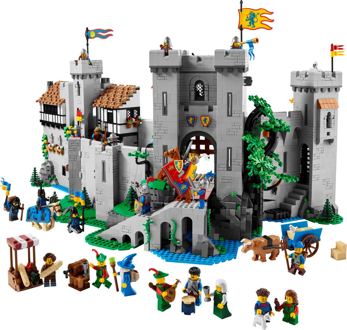 LEGO Icons Lion Knights' Castle Medieval 10305-Bricking Lebanon