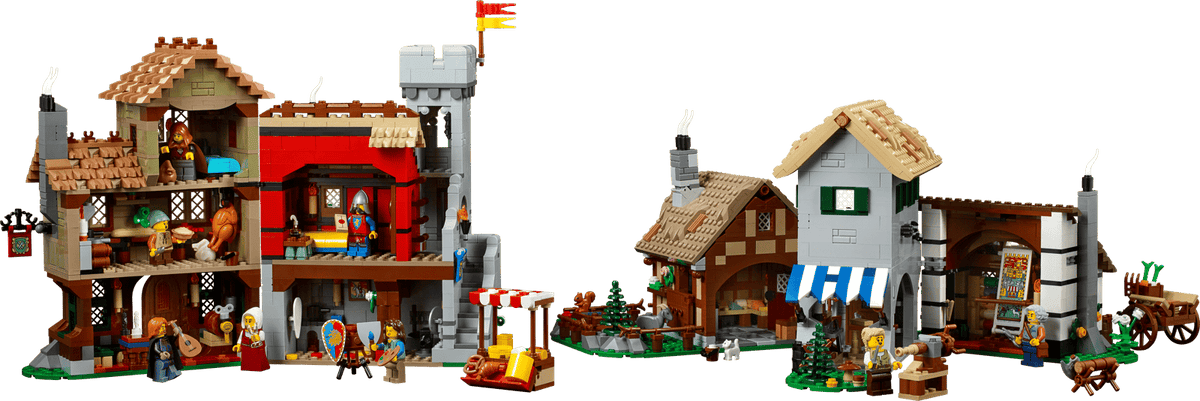 LEGO Icons Medieval Town Square 10332-Bricking Lebanon