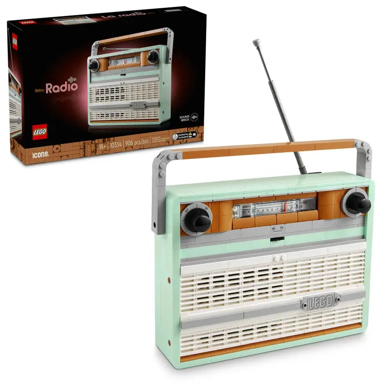 LEGO Icons Retro Radio 10334-Bricking Lebanon