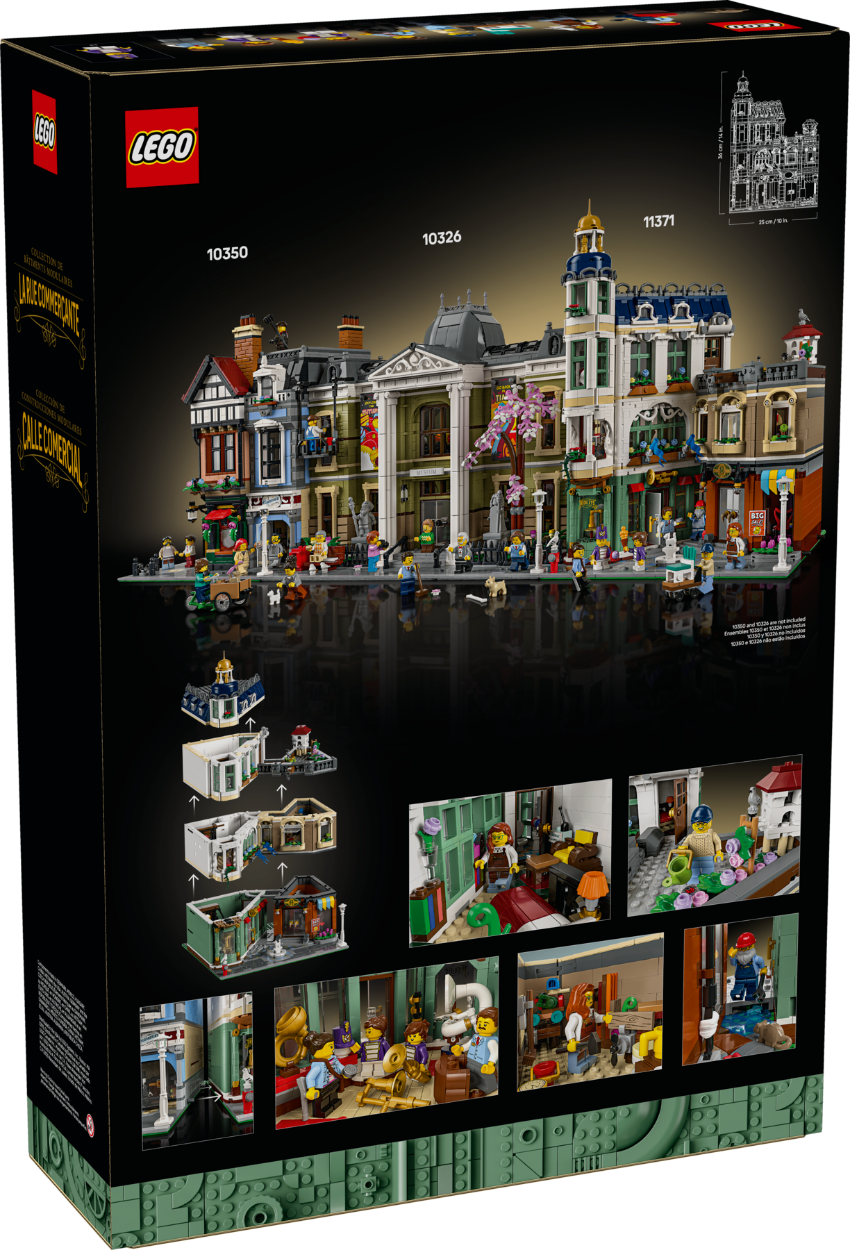 LEGO Icons Shopping Street 11371 Vintage European Modular Building Set-Lego / Icons-Bricking Lebanon