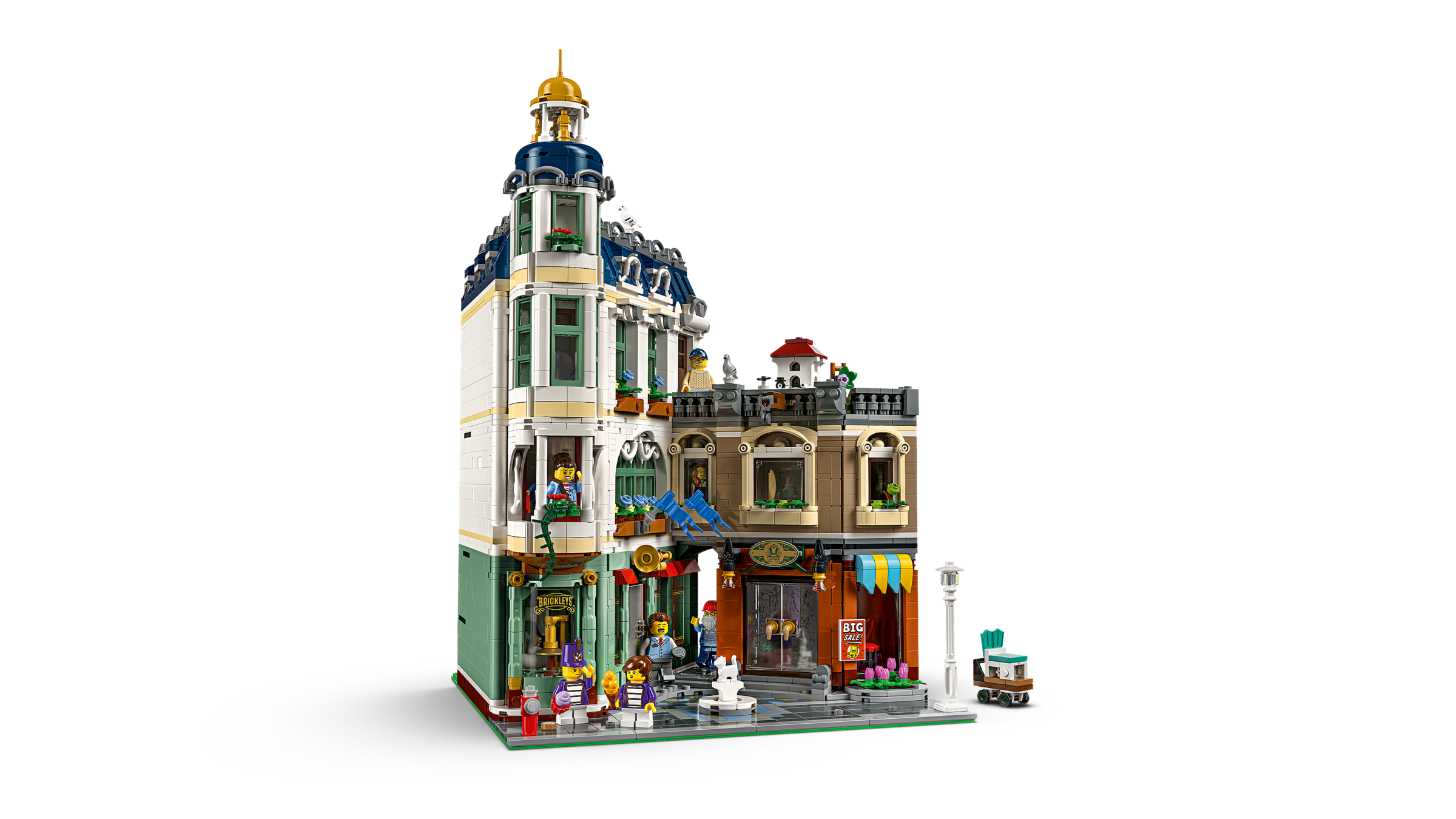 LEGO Icons Shopping Street 11371 Vintage European Modular Building Set-Lego / Icons-Bricking Lebanon