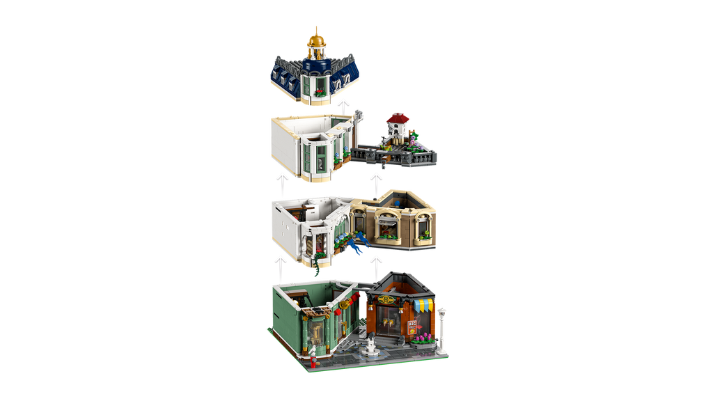 LEGO Icons Shopping Street 11371 Vintage European Modular Building Set-Lego / Icons-Bricking Lebanon