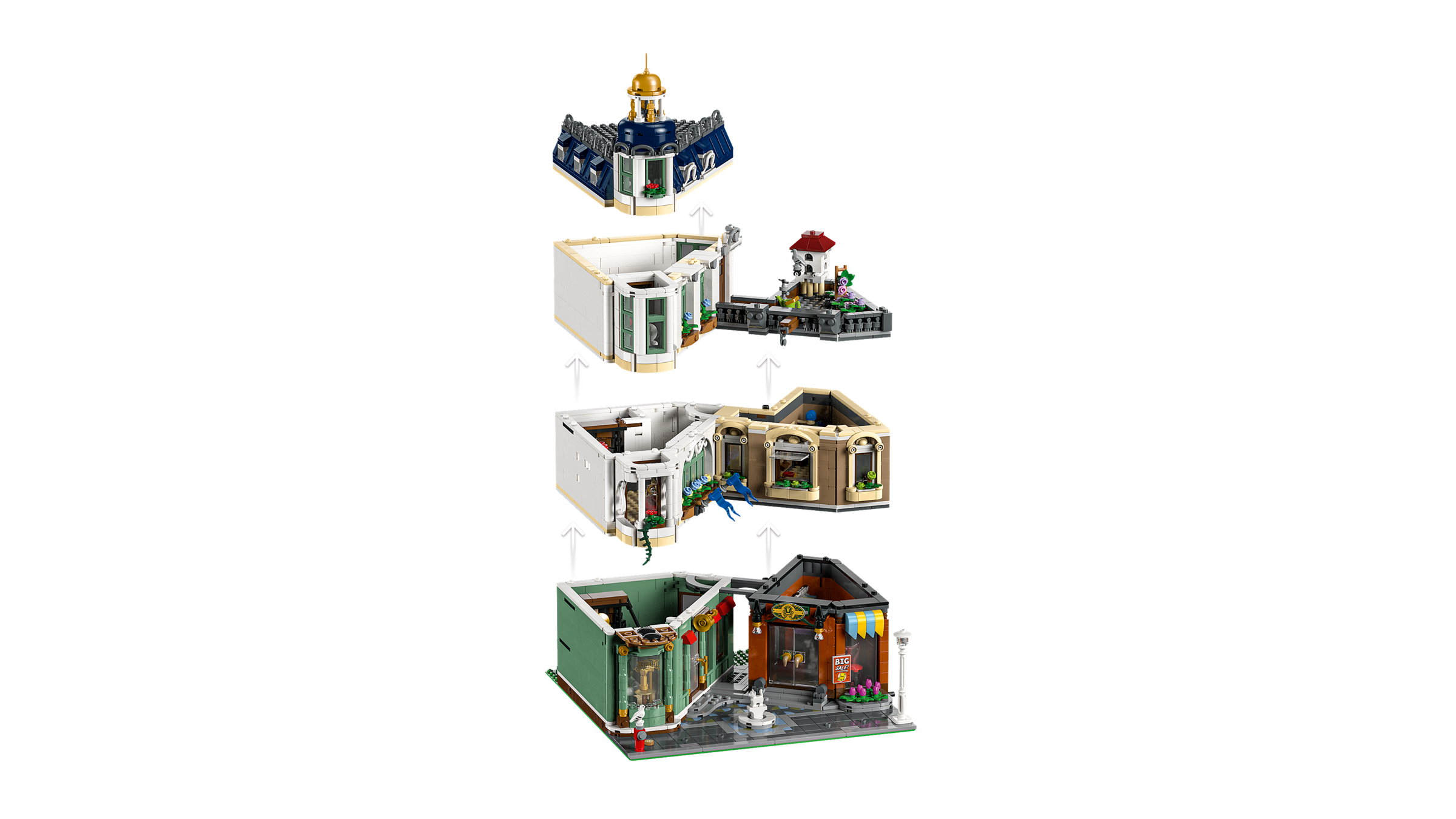 LEGO Icons Shopping Street 11371 Vintage European Modular Building Set-Lego / Icons-Bricking Lebanon