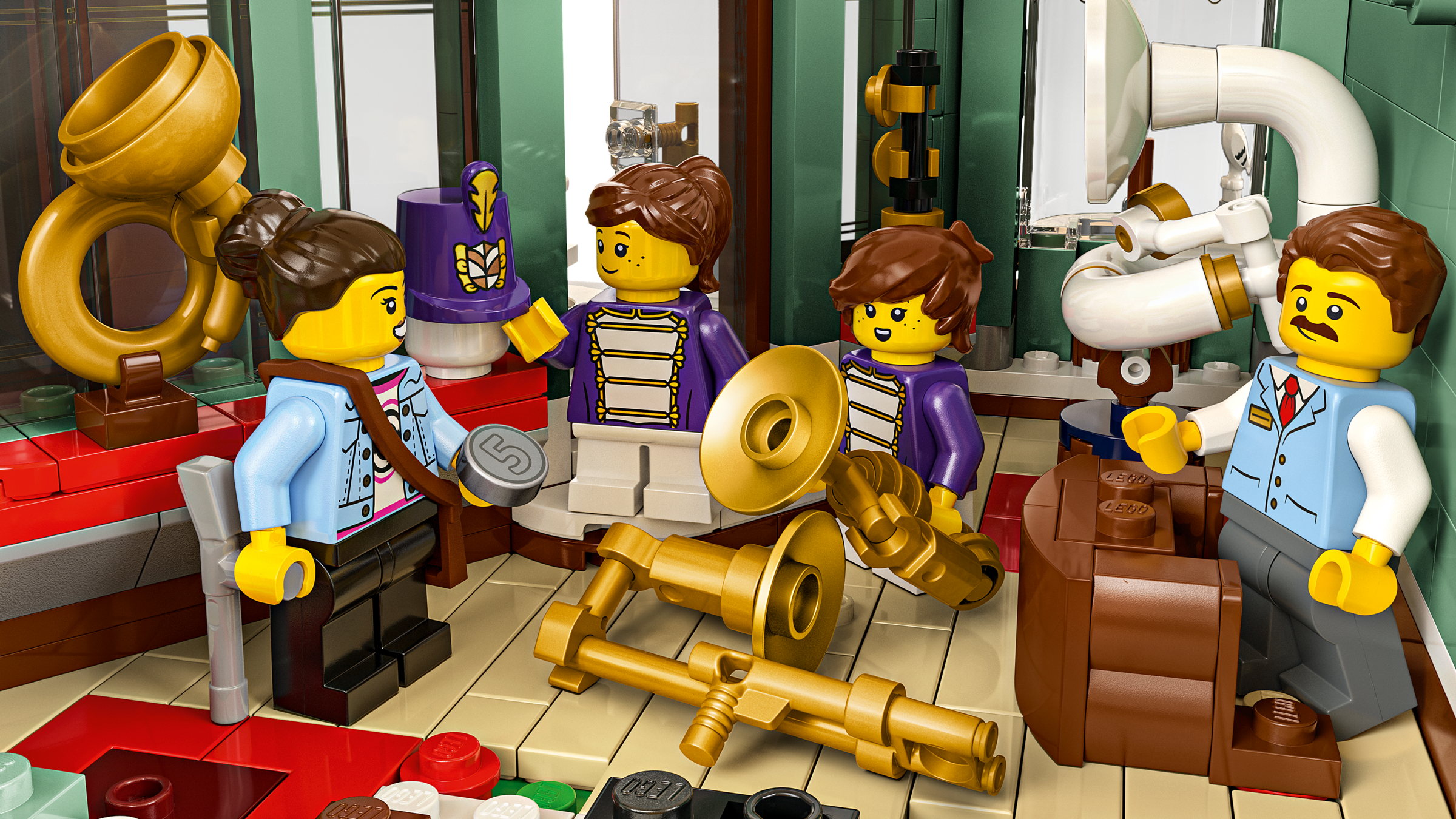 LEGO Icons Shopping Street 11371 Vintage European Modular Building Set-Lego / Icons-Bricking Lebanon