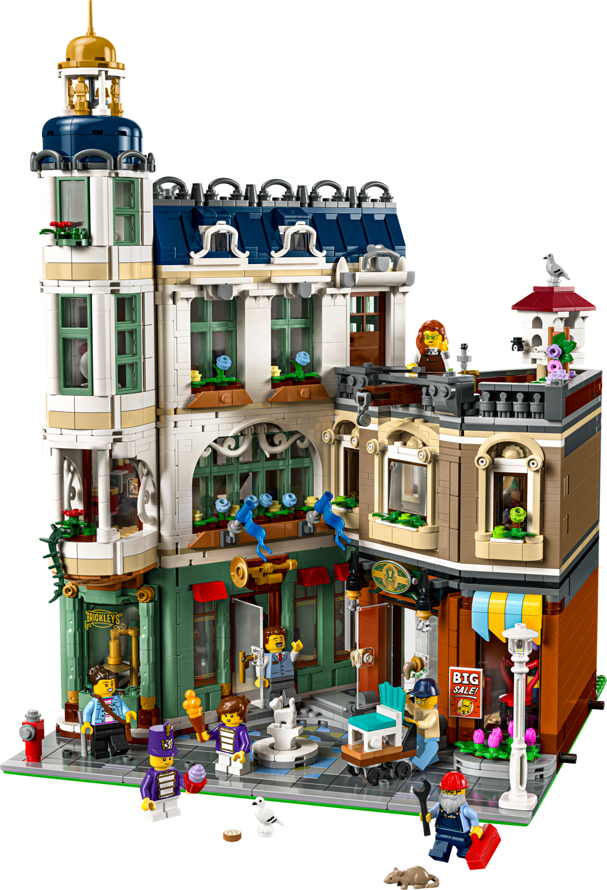 LEGO Icons Shopping Street 11371 Vintage European Modular Building Set-Lego / Icons-Bricking Lebanon