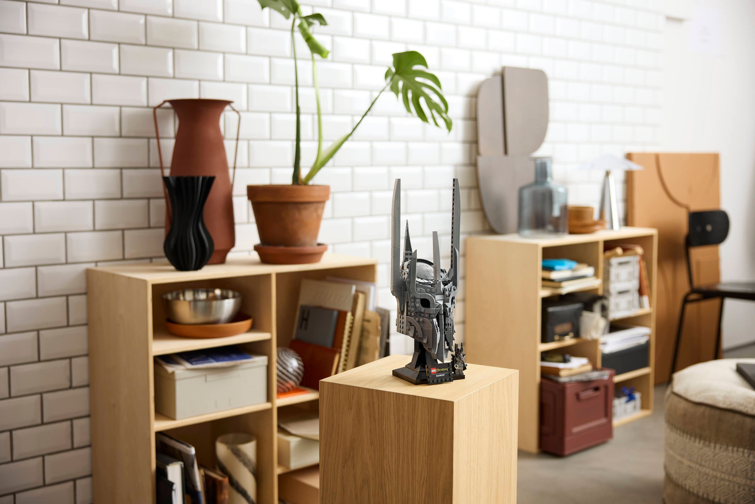 LEGO Icons The Lord of the Rings Sauron's Helmet Display Set-11373-Bricking Lebanon