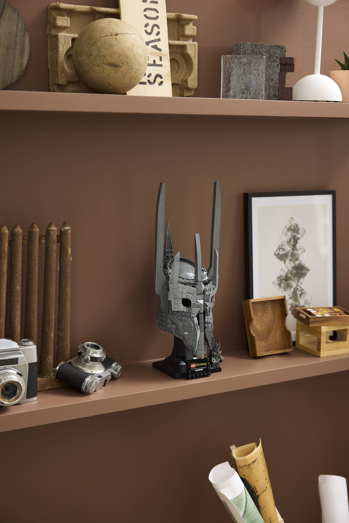 LEGO Icons The Lord of the Rings Sauron's Helmet Display Set-11373-Bricking Lebanon