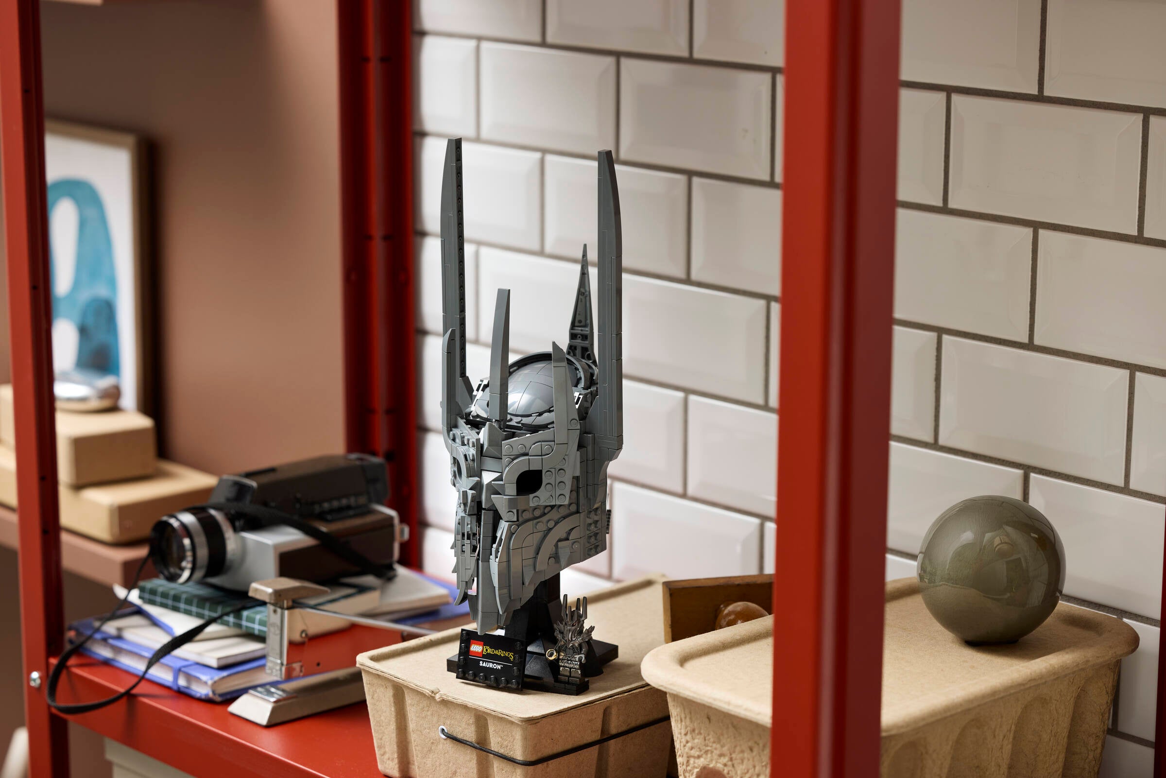 LEGO Icons The Lord of the Rings Sauron's Helmet Display Set-11373-Bricking Lebanon