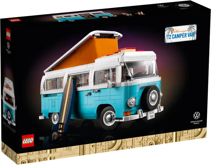 LEGO Icons Volkswagen T2 Camper Van 10279-Bricking Lebanon