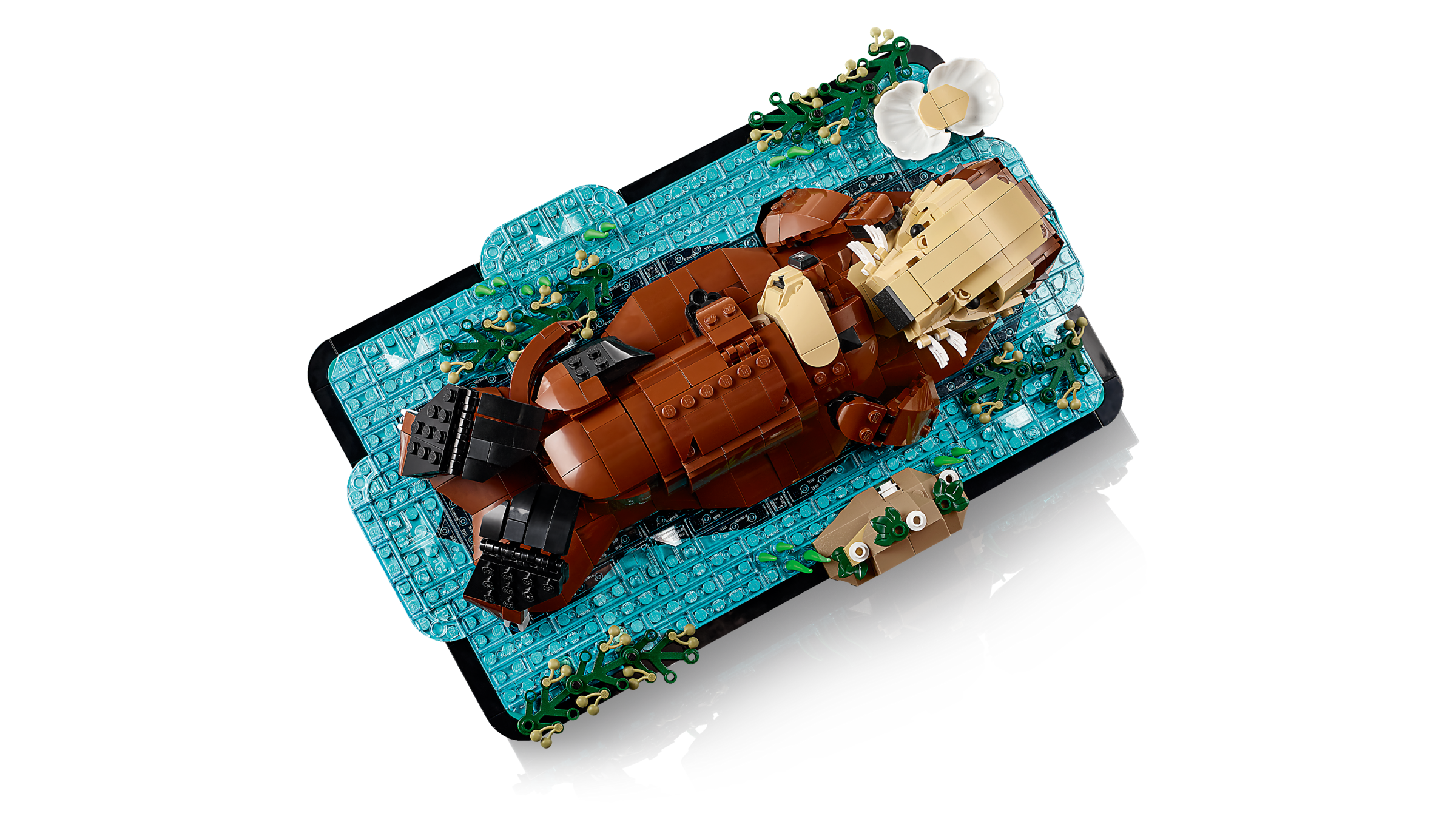 LEGO Ideas Floating Sea Otters 21366 Mother and Pup Model-21366-Bricking Lebanon