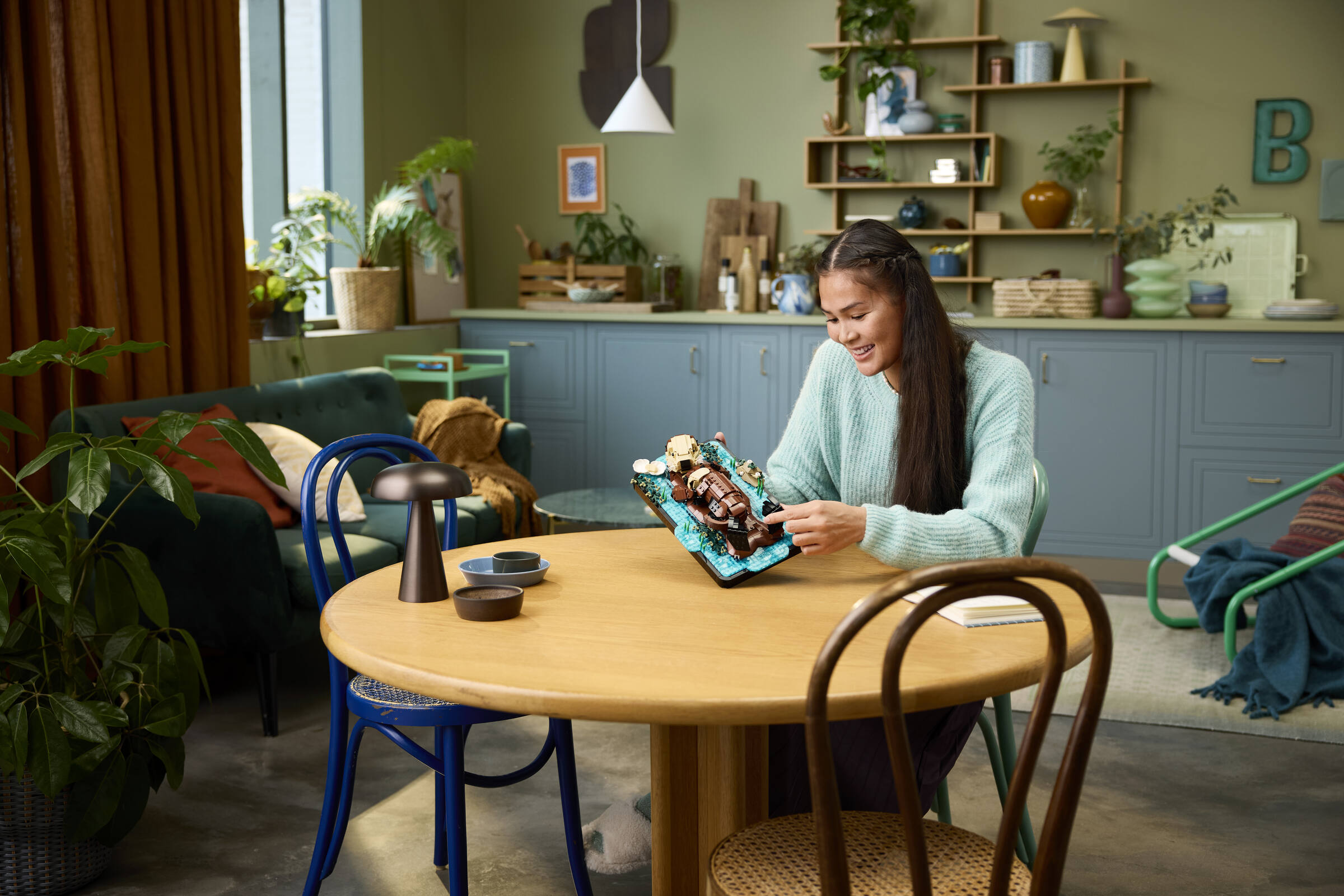 LEGO Ideas Floating Sea Otters 21366 Mother and Pup Model-21366-Bricking Lebanon