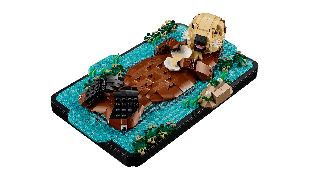 LEGO Ideas Floating Sea Otters 21366 Mother and Pup Model-Bricking Lebanon