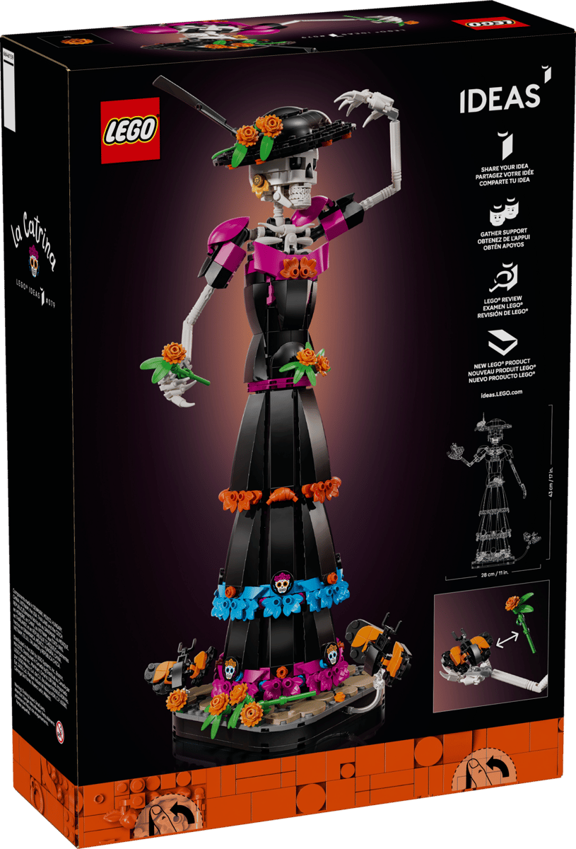 LEGO Ideas - La Catrina Buildable Desk Decor Set - 21372