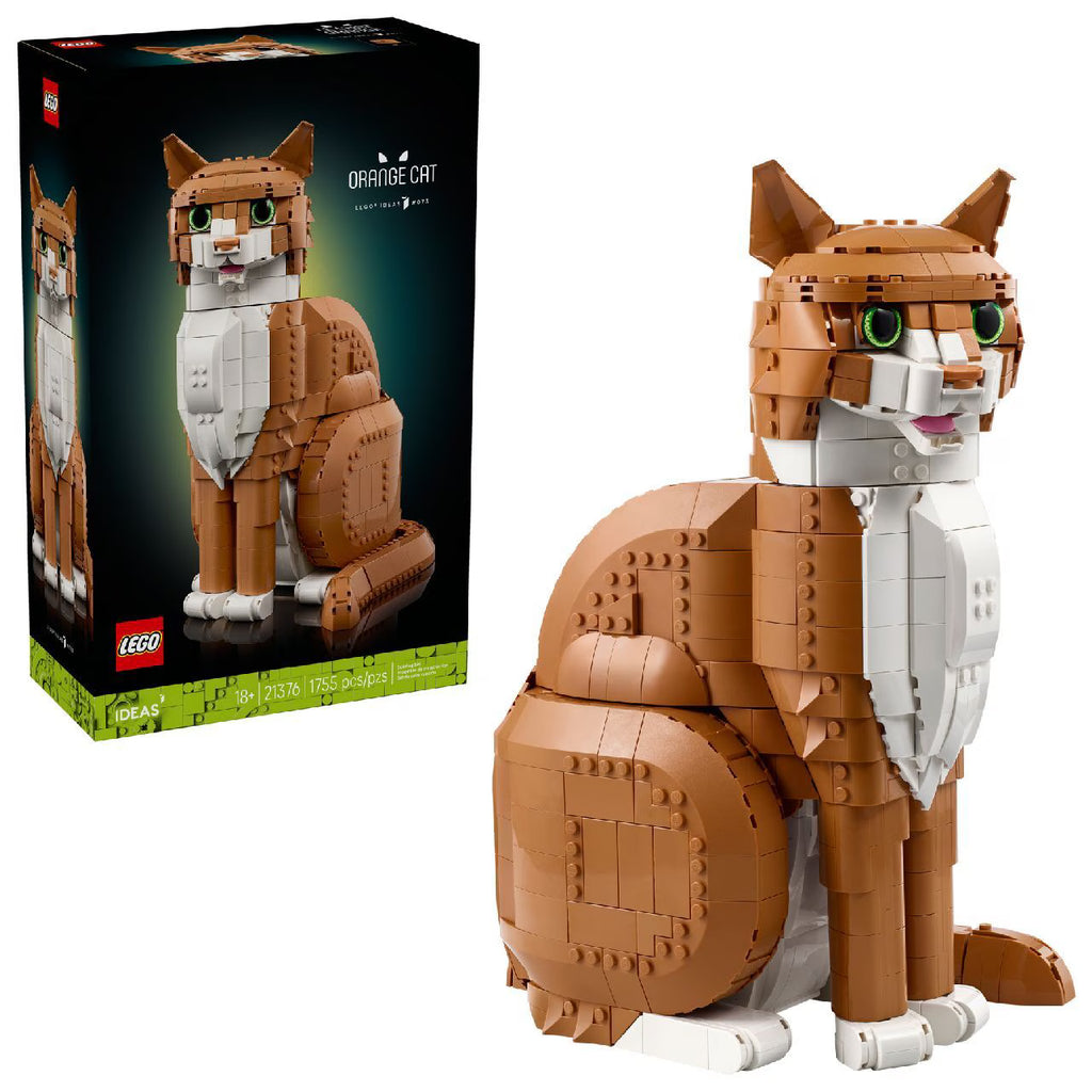 LEGO Ideas Orange Cat for Adults 21376-Bricking Lebanon