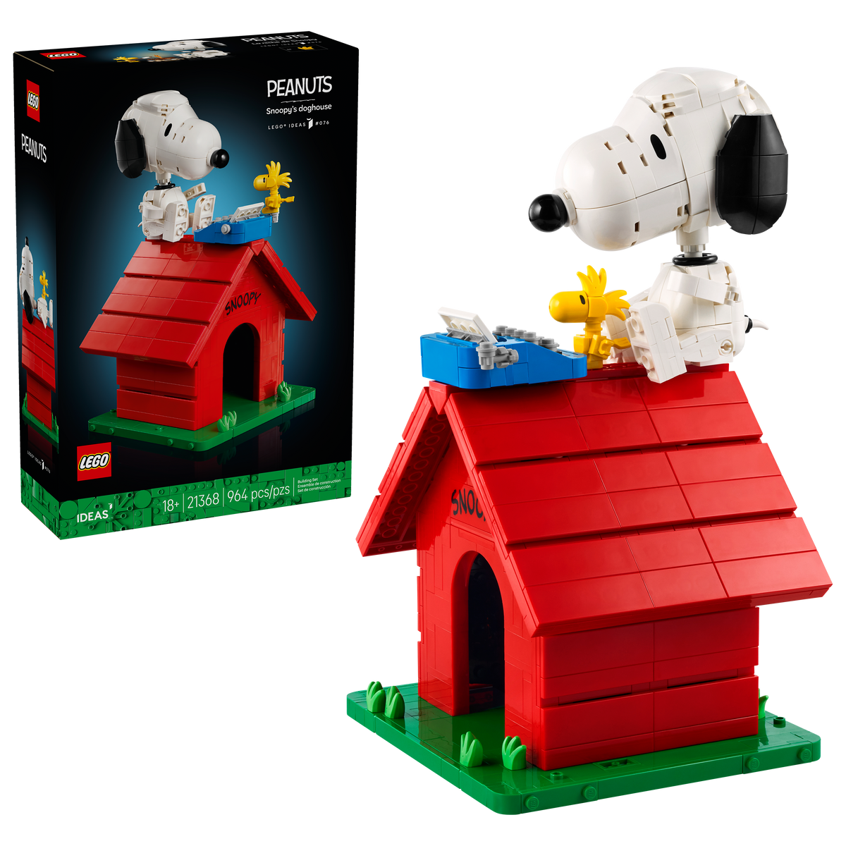 LEGO Ideas Peanuts: Snoopy's Doghouse 21368