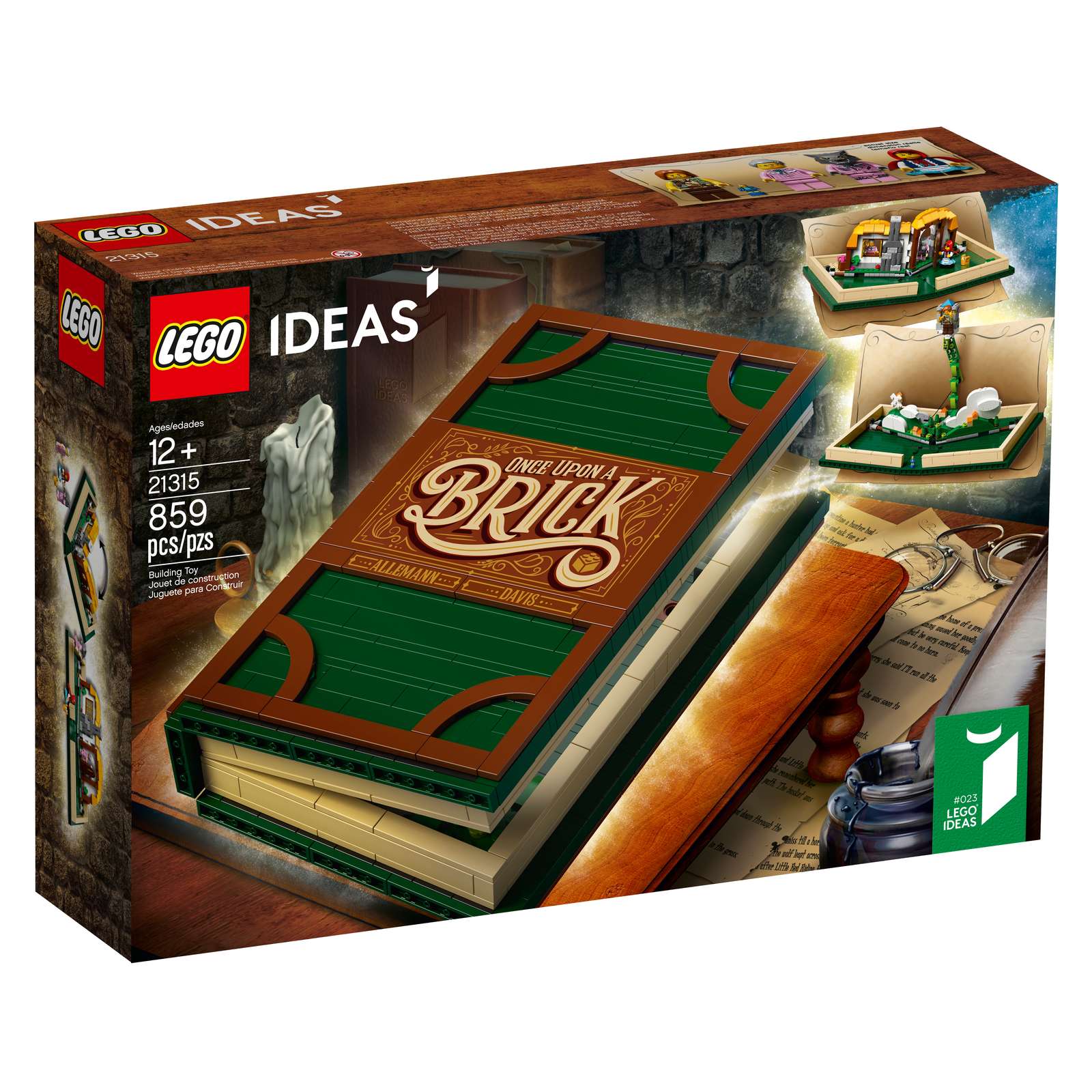 LEGO Ideas Pop-Up Book 21315 Fairy Tale Buildable Set