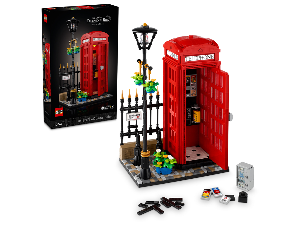 LEGO Ideas Red London Telephone Box 21347-Bricking Lebanon