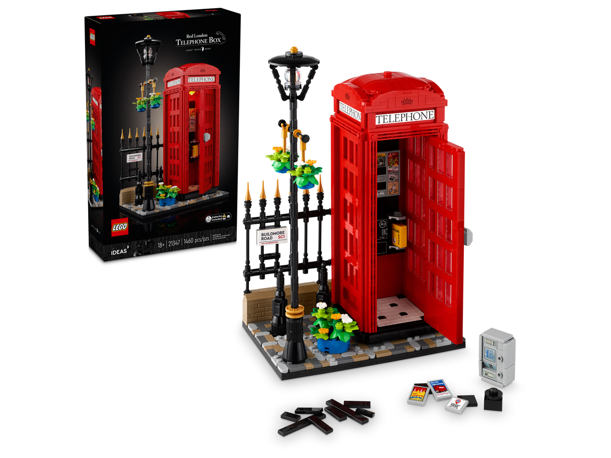 LEGO Ideas Red London Telephone Box 21347-Bricking Lebanon
