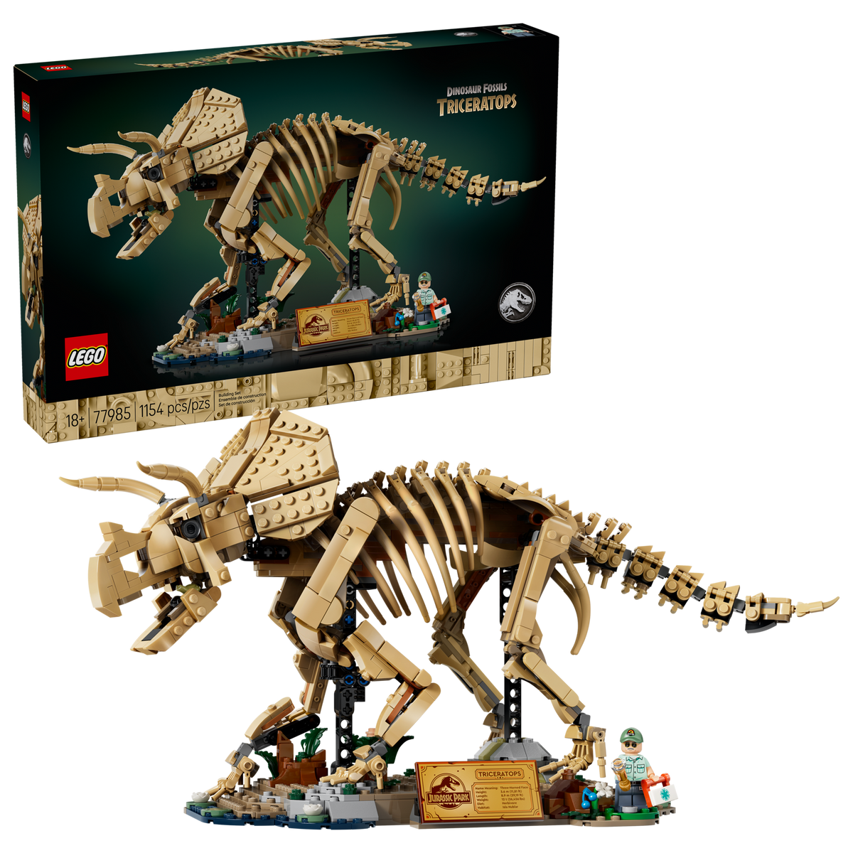 LEGO Jurassic World Triceratops Dinosaur Fossils 77985-Bricking Lebanon