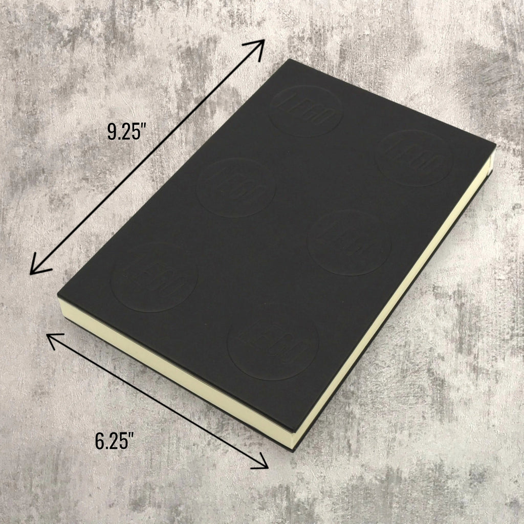 LEGO Locking Notebook with Black Gel Pen and Embossed Plates 53698-Bricking Lebanon