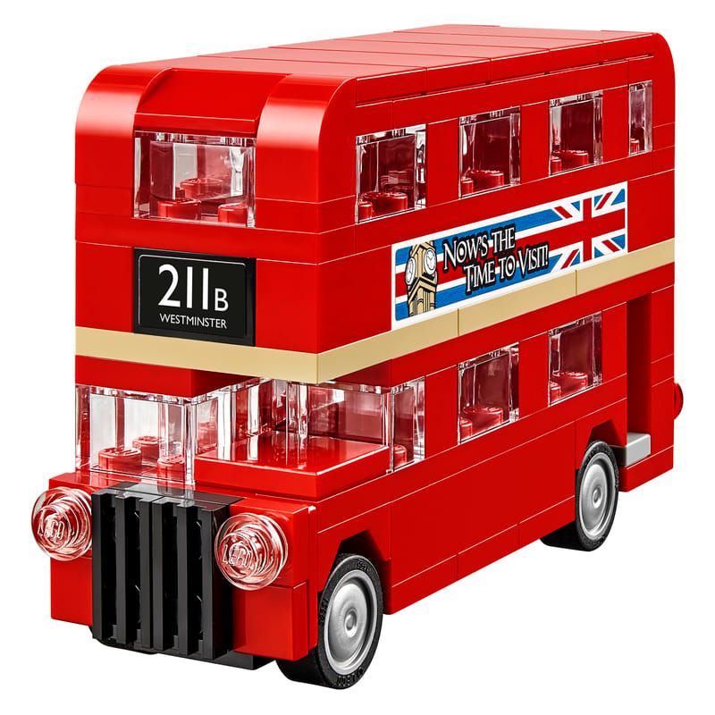 LEGO London Bus Classic Red Double Decker Vehicle Construction Set 40220-Bricking Lebanon