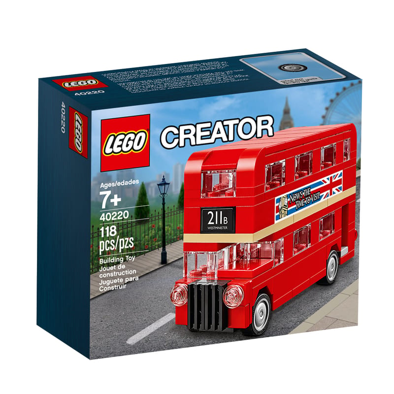 LEGO London Bus Classic Red Double Decker Vehicle Construction Set 40220-Bricking Lebanon