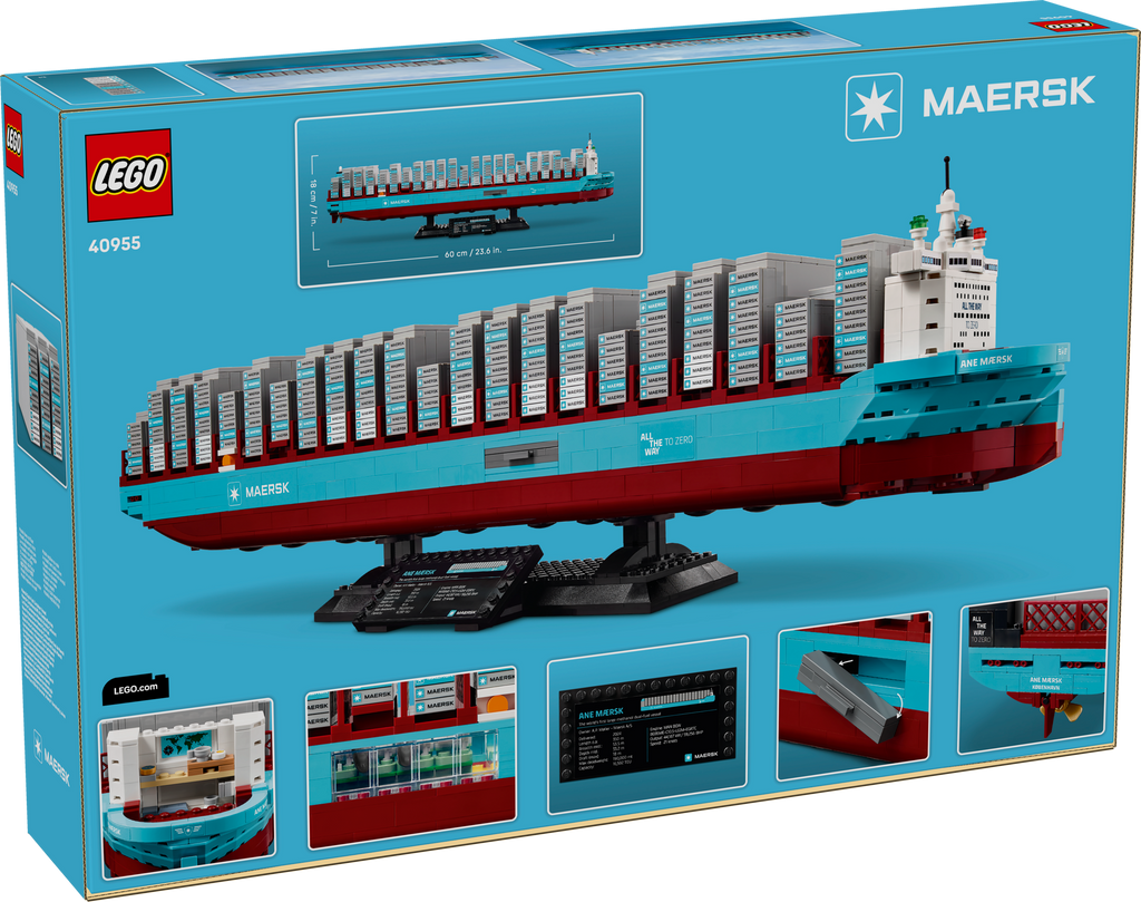 LEGO Maersk Dual-Fuel Container Vessel 40955 Collectible Ship Building Kit-40955-Bricking Lebanon