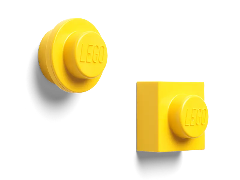LEGO Magnet Set Yellow 5006176-Bricking Lebanon